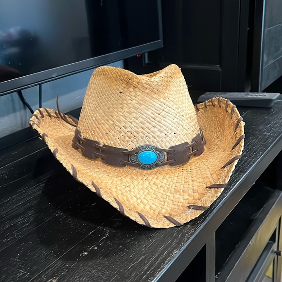 Vamuss cowboy hat with turquoise gem - Picture 1 of 8